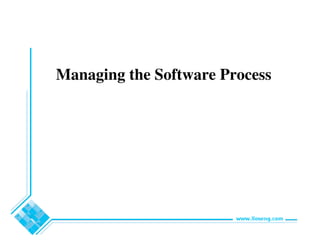 Managing the Software Process
 