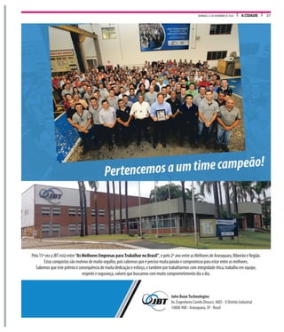 27A CIDADEDOMINGO, 13 DE NOVEMBRO DE 2016
 