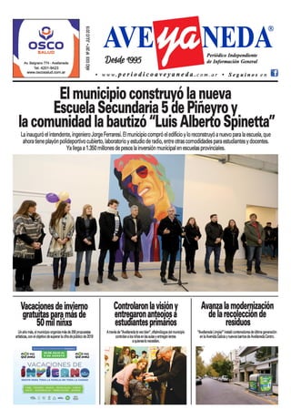 Periódico Aveyaneda - Julio 2019