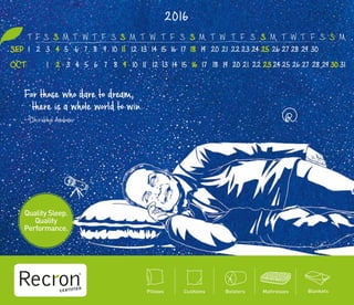 Recron - Calendar Illustration 2016