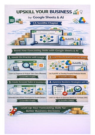 Master Data Analysis & Forecasting with Google Sheets & AI: A ...