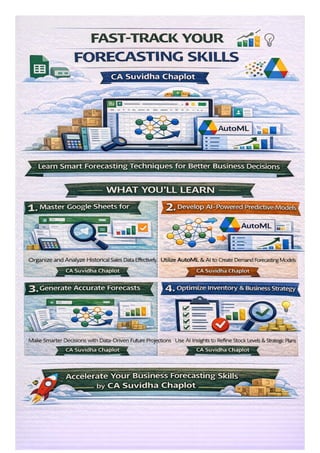 Master Data Analysis & Forecasting with Google Sheets & AI: A ...