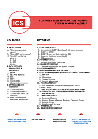 Mastering CSV and Compliance for Automated System | PDF