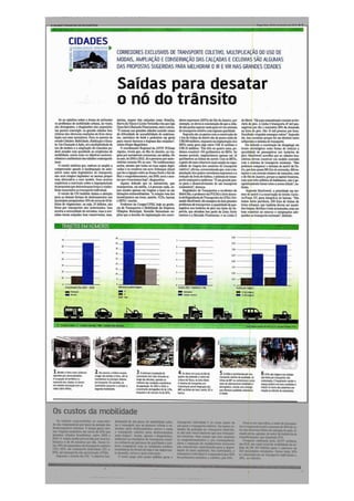 Caderno Especial O Globo | CNI Debates | Mobilidade Urbana