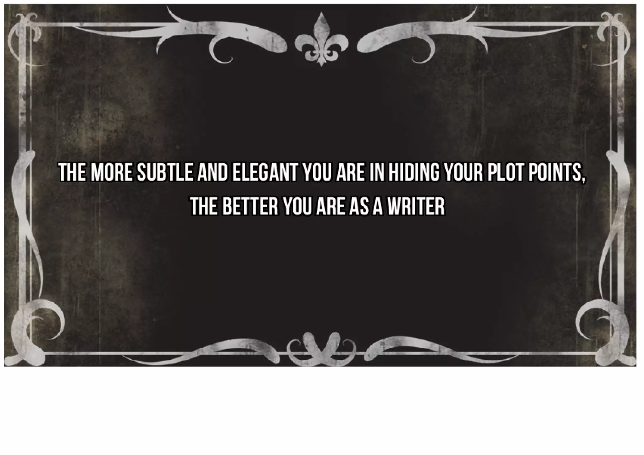 Billy Wilder’s screenwriting tips