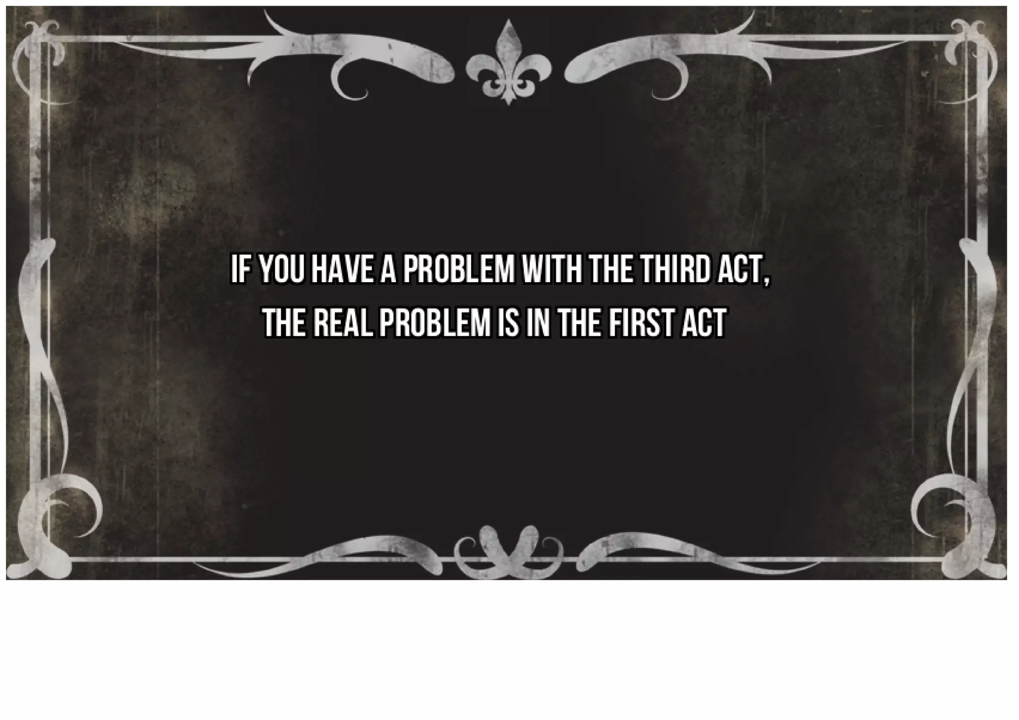 Billy Wilder’s screenwriting tips