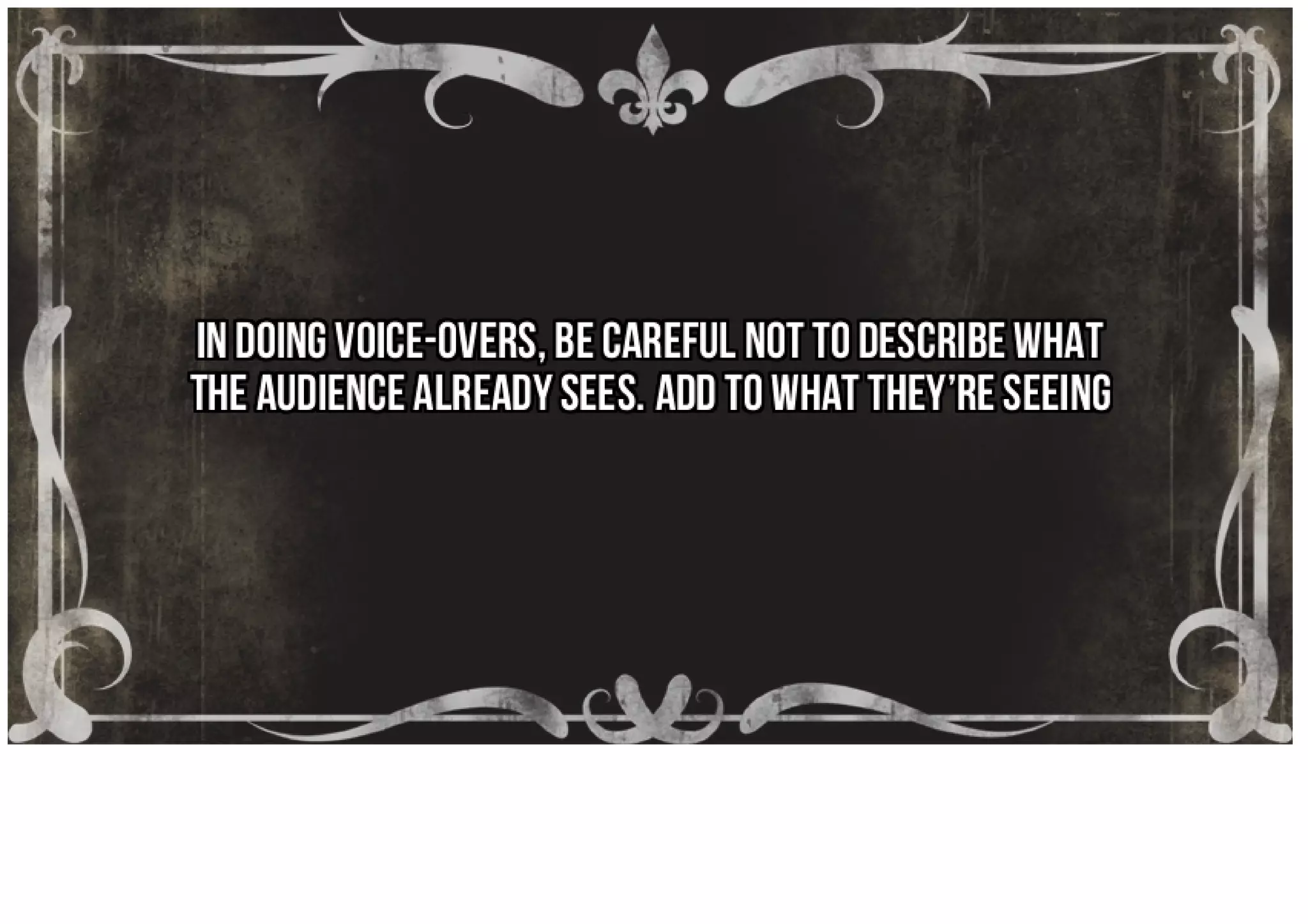 Billy Wilder’s screenwriting tips