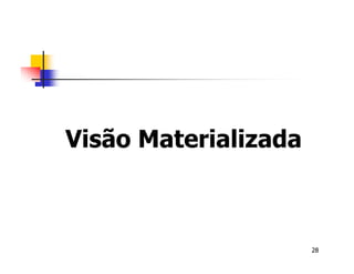 28 
Visão Materializada 
 