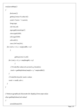 Computer Project For Class XII Topic - The Snake Game | PDF