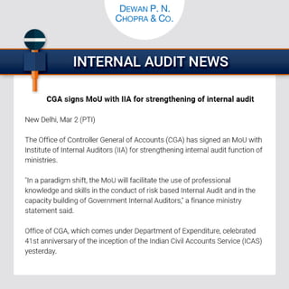 Internal Audit News