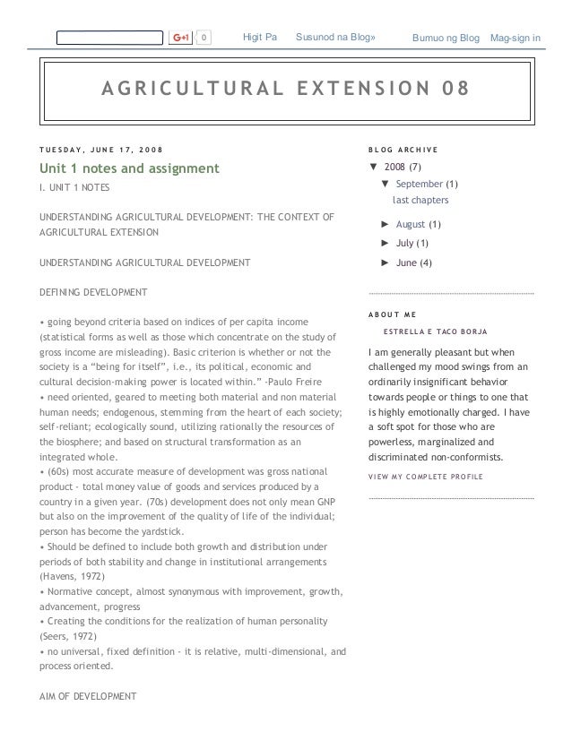 Thesis radio approach agriculture extension methods