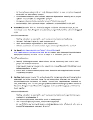 Lesson Plan/Materials for a Youth Engagement Program | PDF
