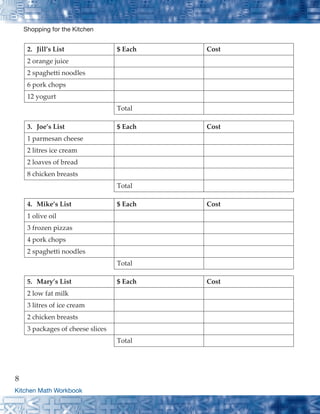 Real World Math (Packet for Home) | PDF
