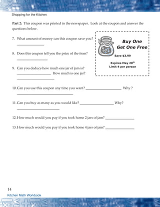 Real World Math (Packet for Home) | PDF