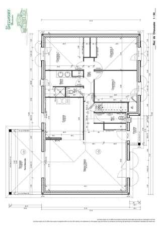 ___RezdeChaussée1/50___
CesplanssontdestinésuniquementàlademandedePermisdeConstruireetnepourrontêtreutiliséspourlaréalisationduchantierquesouslaresponsabilitédumaîtred'ouvrageoudumaîtred'oeuvre.
Aucunemodificationnedevraêtrefaitesansl'accorddumaîtred'ouvrageoudumaîtred'oeuvre.
5
6
7
8
9
10
11
12
13
EP80 EP80
EP80 EP80
EP80
VMC
VMC
VCH
VMC
VCHVMC
Trappe
Comble
VRéleclint.
O.BAll0.90O.BAll0.90
All1.40
O.B
Défense
PEpvc
POS73D
PO
S63D
PO
S73G
POS73G
POS73G
coul1.80x2.50
coul2.00x2.50
VRéleclint.
PO
SISO
73D
POS73G
POS73D
coul1.80x2.50
POS73D
O.BAll1.20
Défense
O.BAll0.90
coul1.00x2.50
B.ARet:31/F:10
B.ARet:31/F:10
B.ARet:31/F:10
B.ARet:31/F:10
B.ARet:31/F:10
Porche
2.67m²
Terrasse
17.90m²
Séjour-Salon
43.46m²
Cuisine
13.49m²
Bains
6.78m²
Wc2
1.44m²
Wc1
1.80m²
Dégt.
3.58m²
Palier
0.57m²
Chambre3
11.11m²
Chambre1
11.58m²
Chambre2
12.37m²
pl.
TerreNaturelle
h=1.20
1.008.12
9.12
1.552.40/2.152.6790/2.152.5060/951.751.20/1.251.25
14.82
9.12
1.251.20/1.252.001.20/1.251.902040/758090/2.151.821.60/2.151.55
7.557.27
14.82
2.7822
3.00
-
0.20
2278
1.00
2.5022
2.72
34 7.44 34
34 3.50 7 53 7 53 7 3.67 34
345.607537901085102.8573.0034
71.80
2.43 7 1.00 7 90 7
1.83 7 1.60 7 90 7 3.90
344.70203.7072.4073.0034
10 3.02 10 75
2.3567
7 1.80 7 2.00
909073.4638
60790/2.301183/2.1011
3.907907887487
1.1370
1.50 1.96
±
0.00
225.5622
6.00
 
