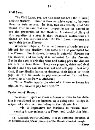 Rights of Non-Muslims in Islamic State (Syed Abul Aala Mawdodi) || Australian Islamic Library || www.australianislamiclibrary.org