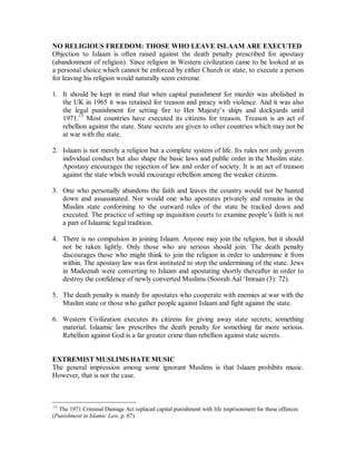 fundamental principle of scientific research. Furthermore, in June 1994, the Chicago 
Tribune reported that a junior researcher in Hamer’s laboratory who assisted in the 
gene mapping in the homosexuality study, alleged that he selectively reported his 
data. She was then summarily dismissed from her post-doctoral fellowship in 
Hamer’s lab. But a National Institutes of Health investigation substantiated her claims 
and gave her another position in a different lab. Though Dr. Hamer was coy abut his 
own sexuality in his memoirs, he later admitted in his lectures that the was gay.12 
4. It should be noted that Islaam, in its final form, did not introduce anti-gay legislature 
to the world. The texts of the Torah are replete with clear condemnation of such 
practices. 
5. The consequence of AIDS is enough to prove that homosexuality is evil and 
dangerous to society. The early spread of AIDS was concentrated among the 
homosexual community. It later spread to the heterosexual community through blood 
transfusions and intravenous drug usage and so-called bisexuals. And continues on a 
rampage among promiscuous heterosexuals. 
6. Islaam considers homosexuality to be the result of a choice. It is inconceivable that 
God made people homosexuals then declared it a crime and prescribed punishments 
for it in both this life and the next. To accept such a proposition is to accept that God 
is unjust. Inclinations can exist within humans for a variety of natural and unnatural 
acts, from fornication to rape and from necrophilia to bestiality. These inclinations 
may come from jinn-suggestions, media influence, or even from human whisperings 
or direct contact. Human beings are not like robots who only do what they are 
programmed to do. Humans choose and God holds them responsible for their choices. 
Were homosexuality a product of genetic destiny, it would be unfair for God to 
criminalize it and punish those who practice it. Currently, some scientists are even 
claiming that murder is of genetic origin. To accept that would mean to excuse 
murderers and tolerate murder. 
7. Islaam instructs parents to separate their children in their beds by the age of ten in 
order to avoid sexual experiences which may result from childhood experimentation. 
Such experiences may be reinforced by contacts in schools and through abuse from 
adults. Also the distinctions between male and female are strongly made in Islaamic 
teachings. The Prophet cursed men who imitated women and women who imitated 
men. The Western fashion industry is controlled by homosexuals who attempt to blur 
the distinction between males and females in order to make their behavior more 
acceptable. Consequently, men’s fashion has become more feminine in style and 
color and women are now wearing three-piece suits, ties and hats and traditionally 
men’s shoes. These distinctions may be relative and vary from society to society. For 
example, in Scotland men traditionally wear little knee-length dresses called “kilts”. 
In Scotland it would not be considered imitation of females, but in a society where 
only women wear such dress it would be considered imitation. 
12 The Guide, October 1995. 
 