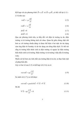 Đề tài: Sự phân cực của sóng điện từ và ứng dụng, HAY | PDF