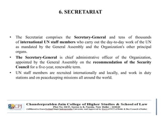 Explain Secretariat Work Political Science-II (BALLB- 209) | PPT
