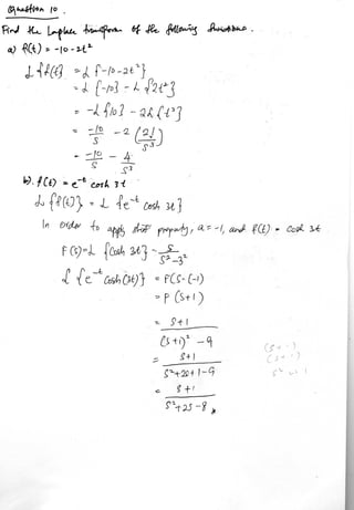 Problem and solution Mathematics Engineering ll | PDF