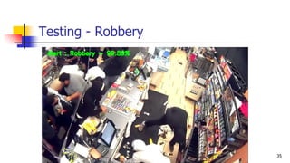 Testing - Robbery
35
 