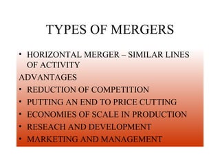 Mergering Merger,Acquisition And Corporate Restructuring | PPT