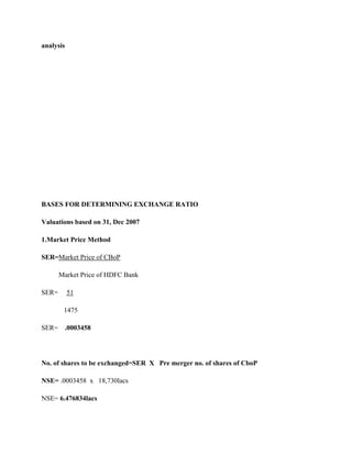 Merger & Acquisition In Banks