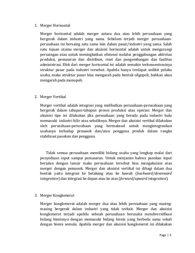 Merger Dan Akuisisi