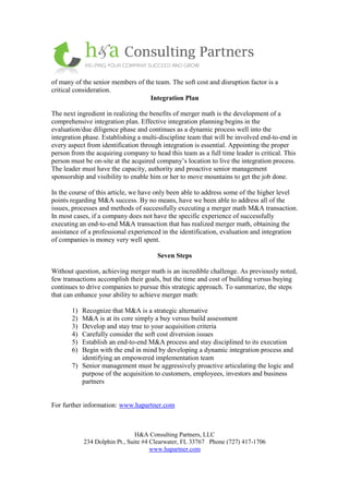 Merger Math Do You Know Merger Math? | PDF