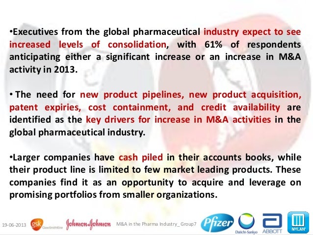 Mergers Amp Acquisitions Pharma Industry