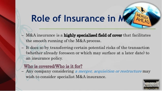 Mergers and acquisition in insurance indusrty, 2017