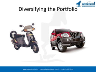 Diversifying the Portfolio