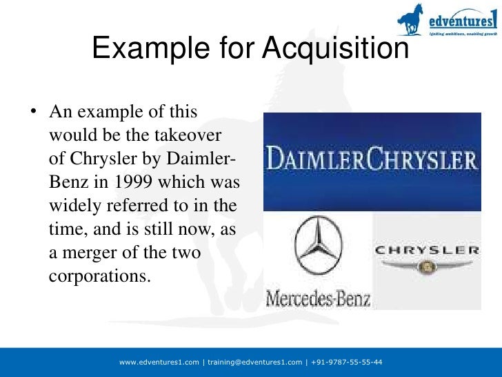 mergers and acquisitions