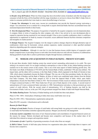 MERGERS AND ACQUISITIONS PROSPECTS: INDIAN BANKS STUDY | PDF