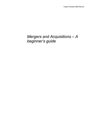 Mergers and acquisitions – a beginner’s guide@ bec doms