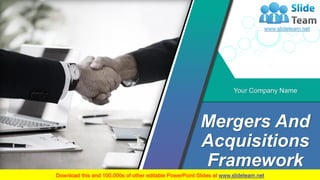 Mergers And
Acquisitions
Framework
Your Company Name
 