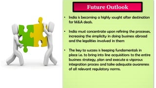 Mergers and acquisitions in india | PDF