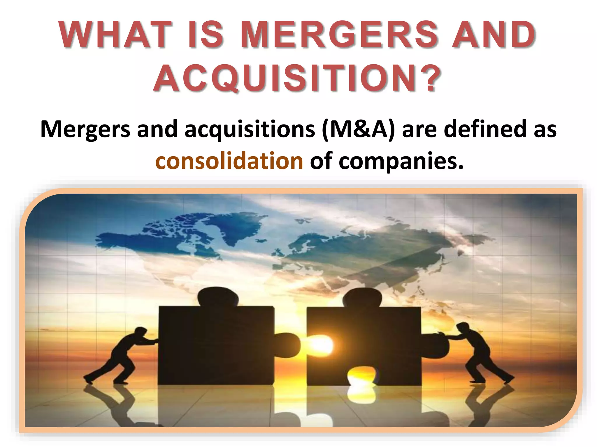 Mergers and acquisition ppt | PPTX | Mergers and Acquisitions ...