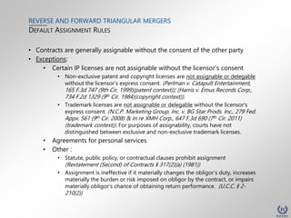Reverse and Forward Triangular Mergers | PPTX