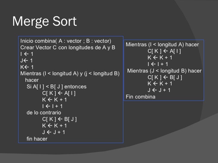 Merge sort