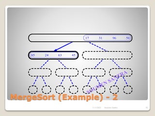 MergeSort (Example) - 2
11/3/2021 30
Soumen Santra
 