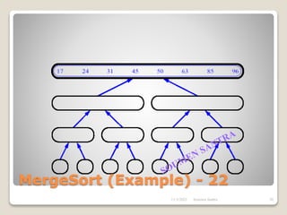 MergeSort (Example) - 22
11/3/2021 50
Soumen Santra
 
