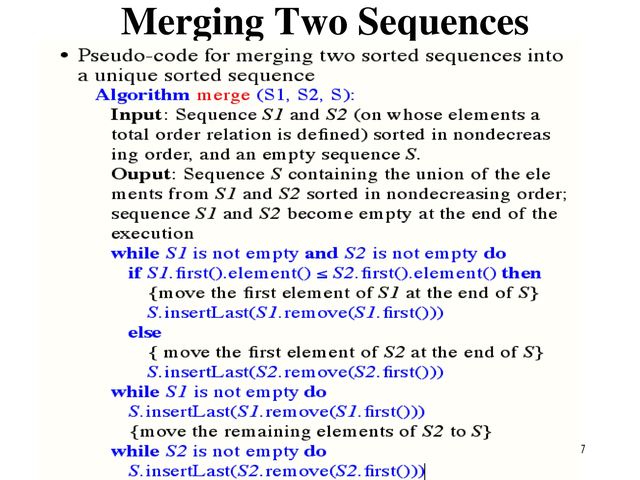MergeSort.ppt algorithm History and Examples | PPT