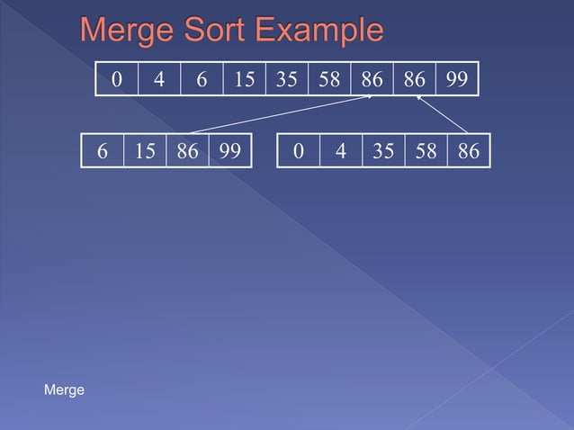 Merge sort algorithm | PPTX