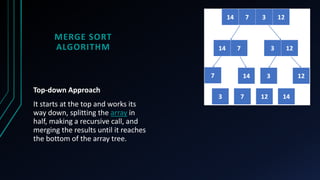 Data Structure Marge sort Group 5 pptx so | PPTX
