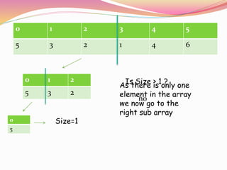 Merge sort implementation | PPT