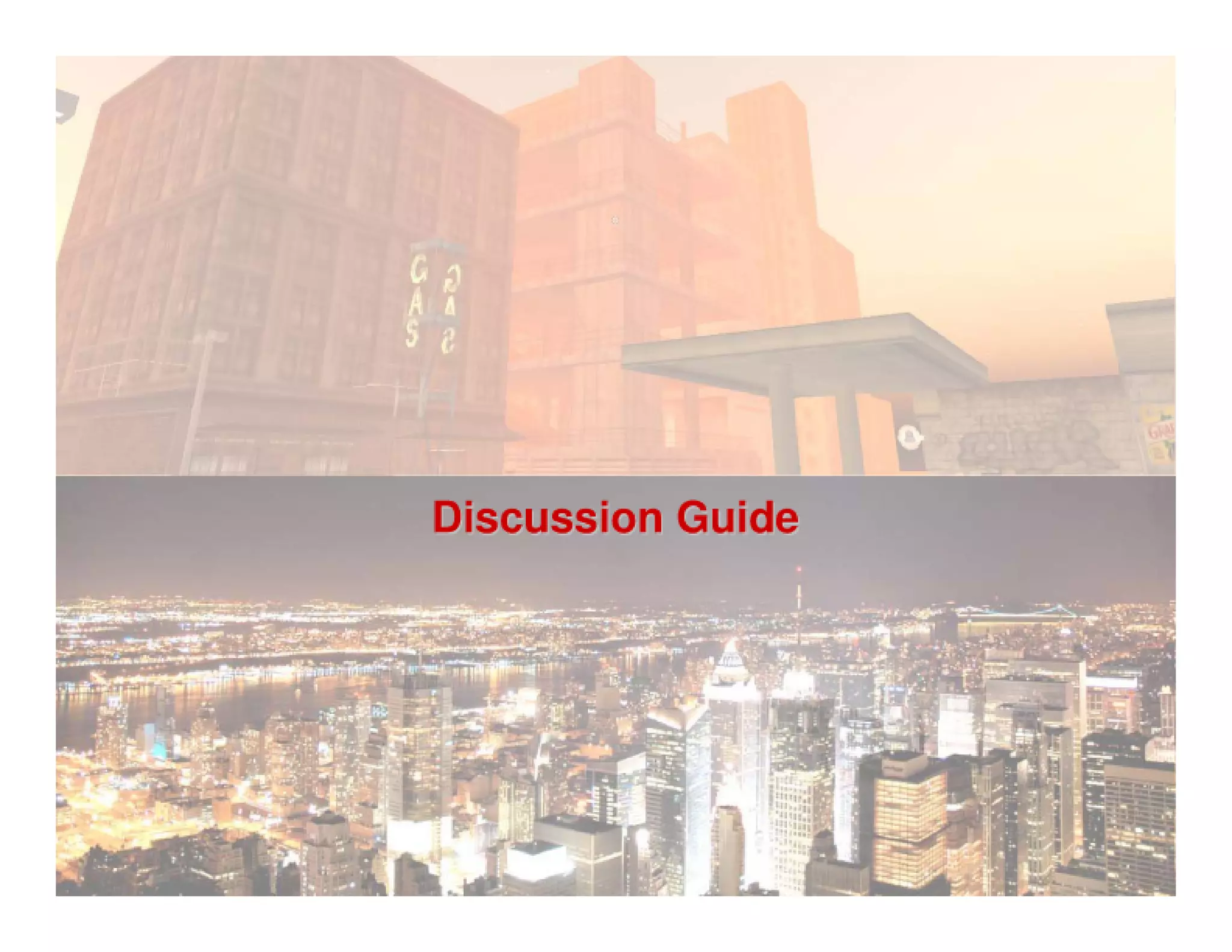 Merging Virtual & Real Activities: Discussion Guide (Virtual Worlds 2007 Panel)