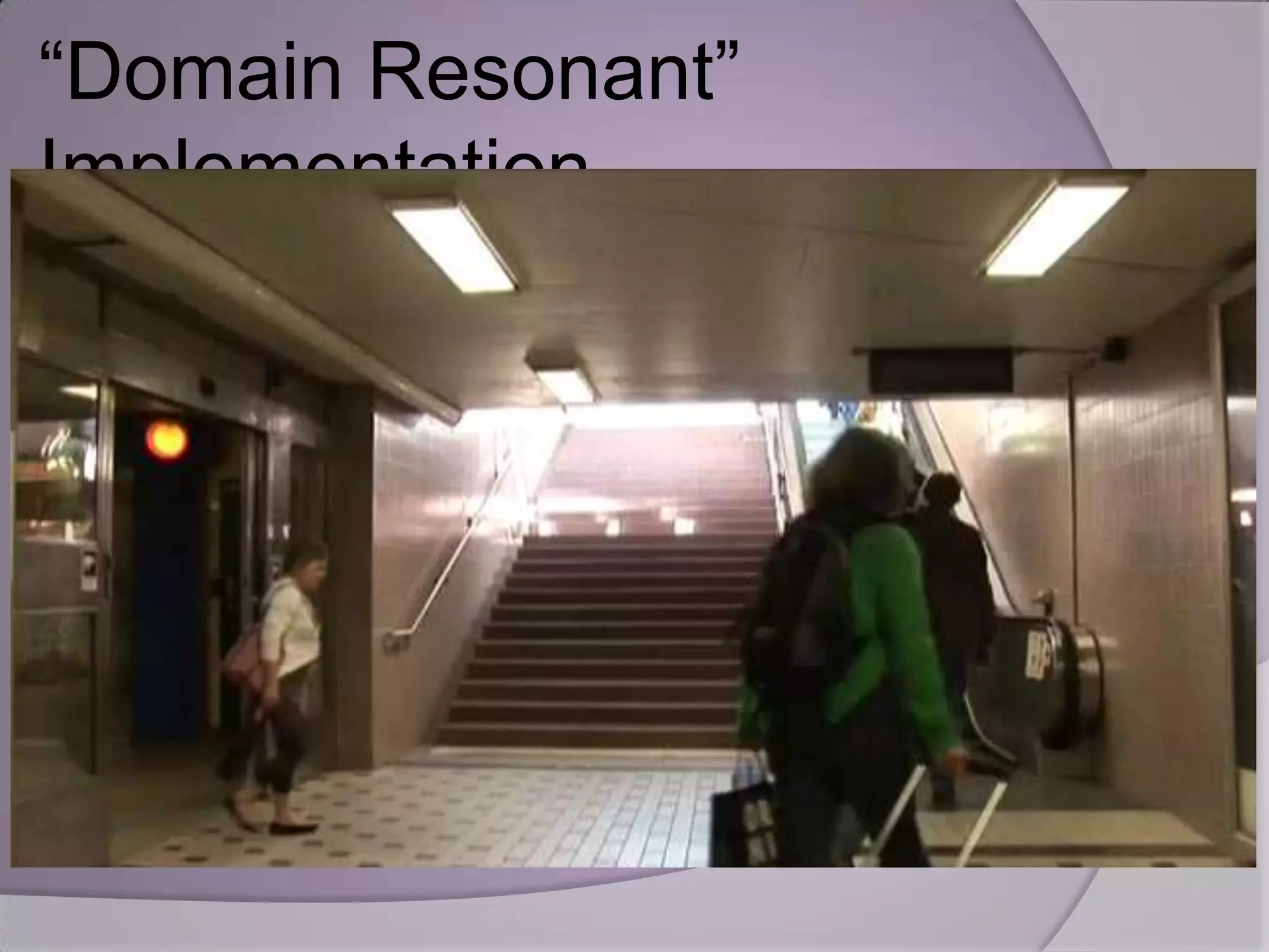 “Domain Resonant”
Implementation
 