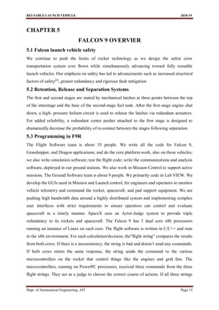 Reusable Launch Vehicle | PDF