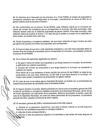 Convocatoria Asamblea Municipal de Merida